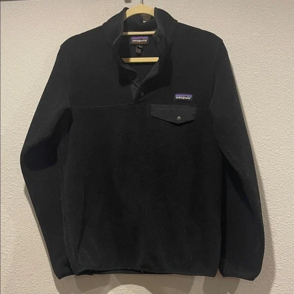 Patagonia Black Snap-T Fleece Jacket - Picture 1 of 1